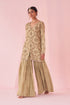 Gazal Green Sharara Set